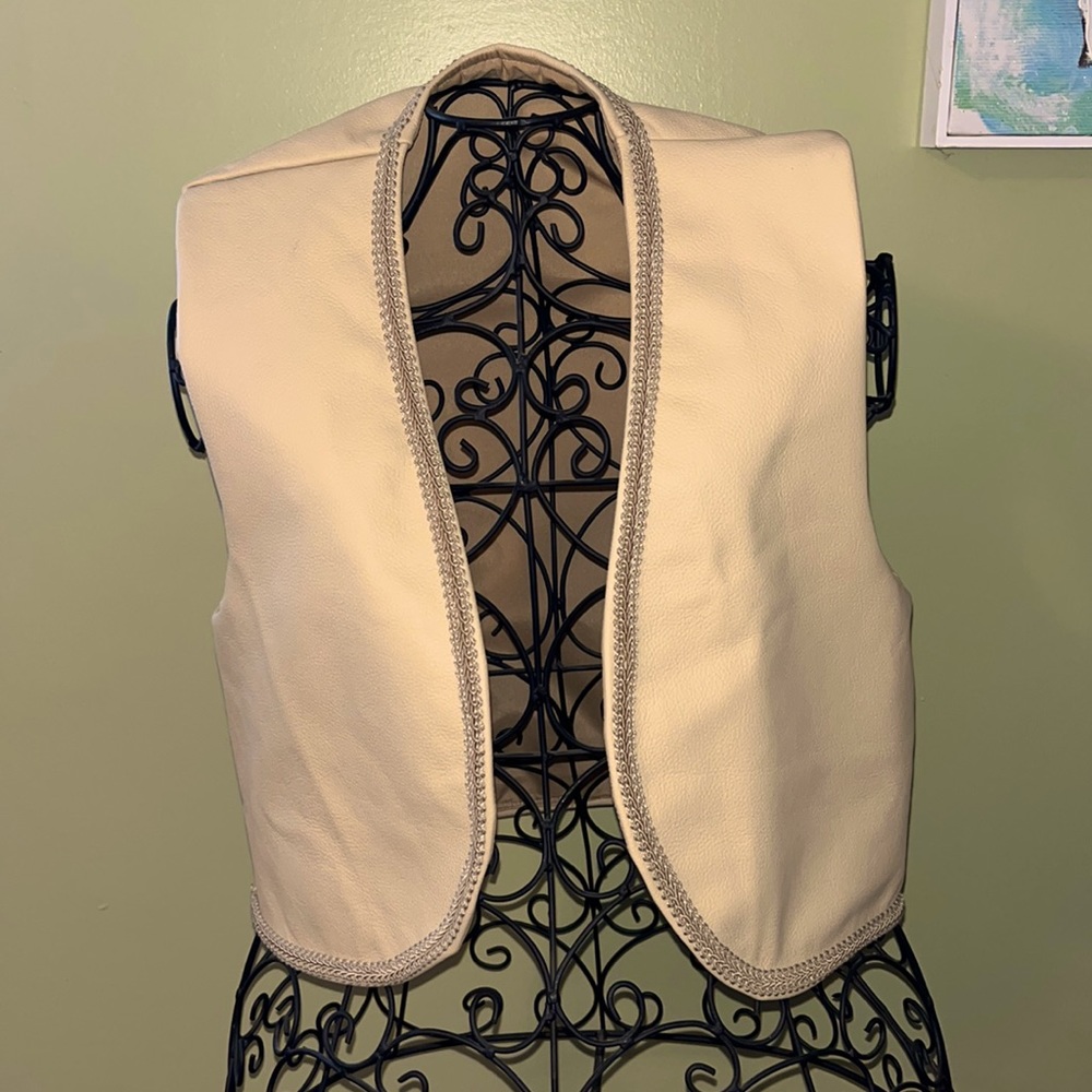 Leather Bolero Vest